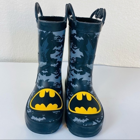 Western Chief Batman Waterproof Rubber Rain Boots Size 7/8 - Picture 1 of 9